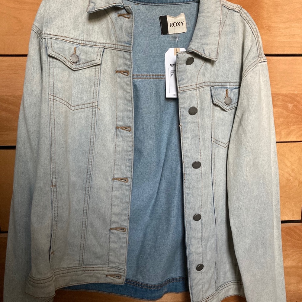 Roxy Acid Wash Jean Jacket